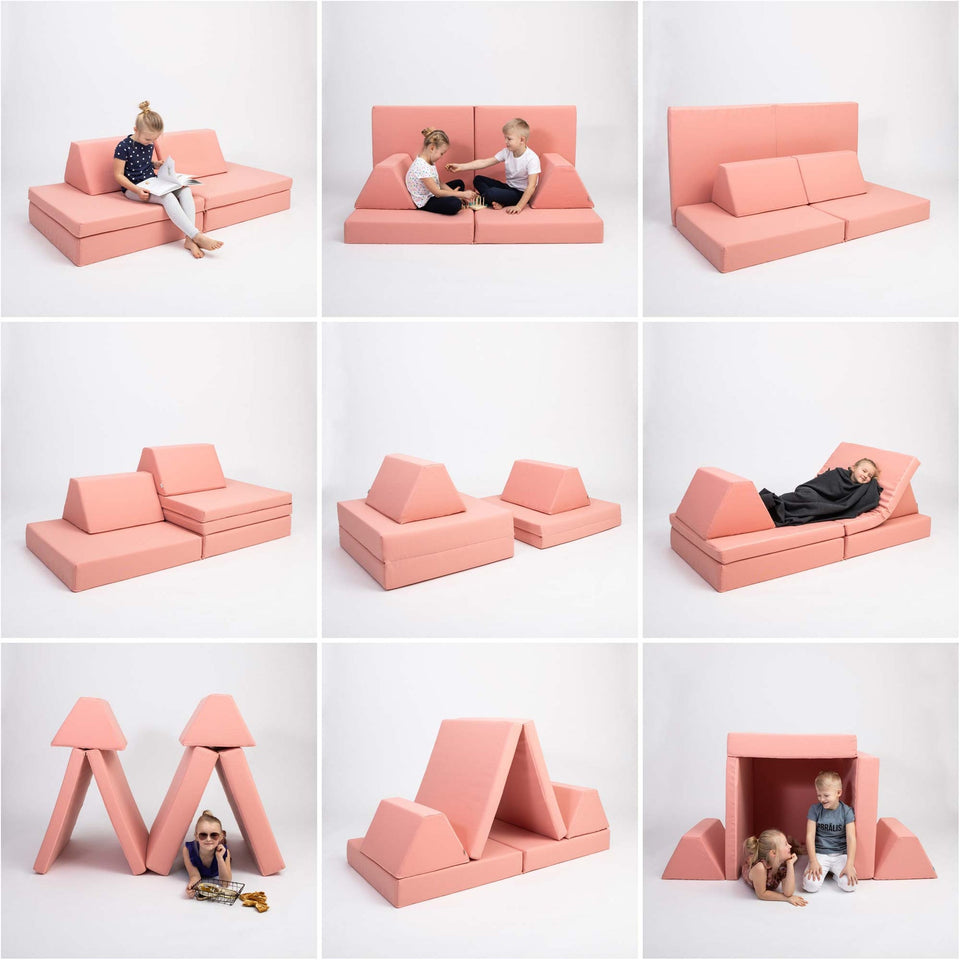 Sofa modułowa dla dzieci – ile elementów wybrać i jak dopasować ją do pokoju?
