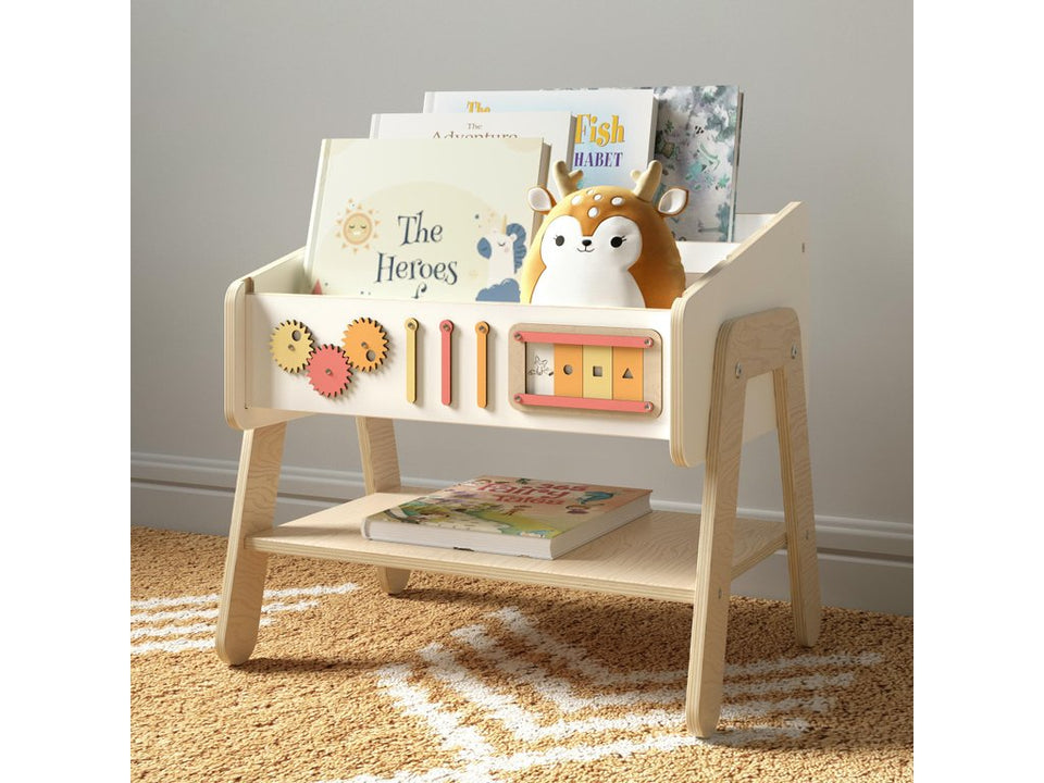BusyKids LILU kids bookshelf and seat