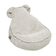Pufa worek dla dzieci Velvet Teddy – Ecru