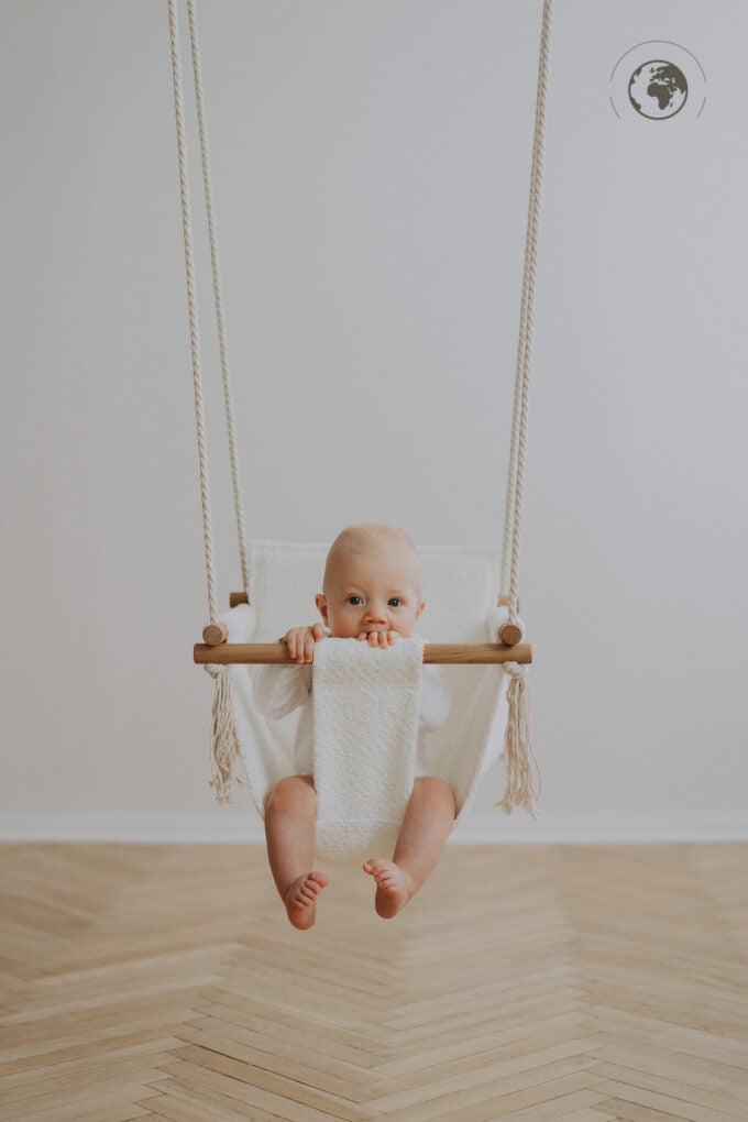 BaBi Baby Swing - Bouclé Snow White