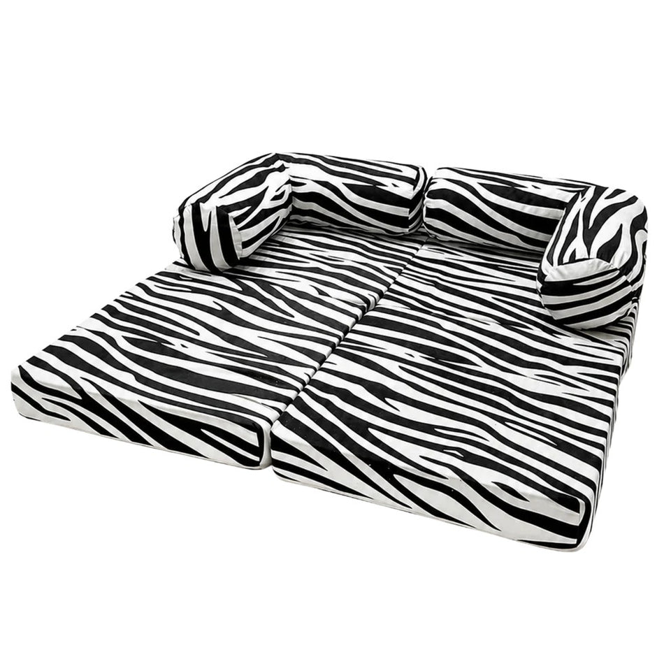 HoneyHug Soft Modular Sofa for Children – Zebra