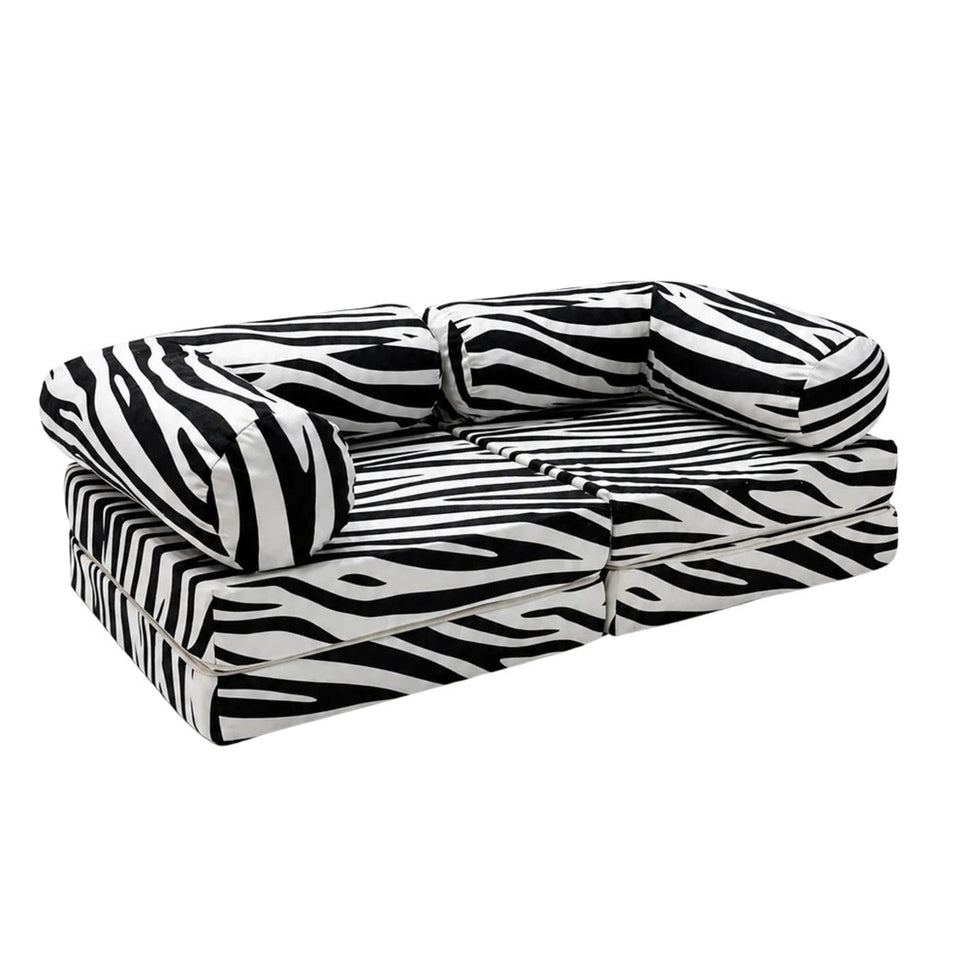 HoneyHug Soft Modular Sofa for Children – Zebra