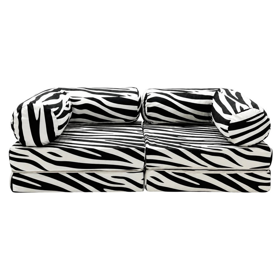 HoneyHug Soft Modular Sofa for Children – Zebra