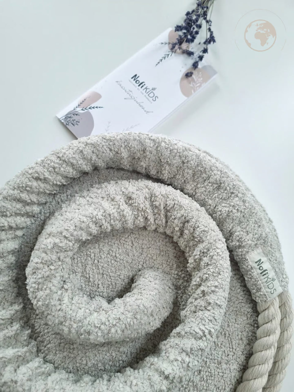 HopOn Swing - Bouclé Pearl White