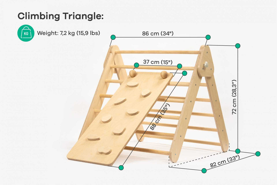 leg&go Pikler Triangle natural wood lifestyle