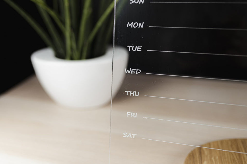 LUULA Acrylic Board - School Planner