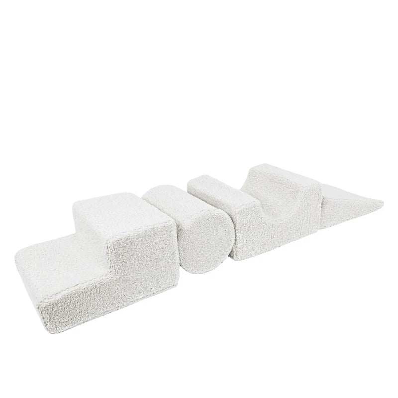 Piankowy zestaw do zabawy Bearly Corduroy – 4 elementy – Złamana biel