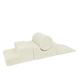 MeowBaby Bearly Corduroy Soft Play Set - 4 Pieces - Cream