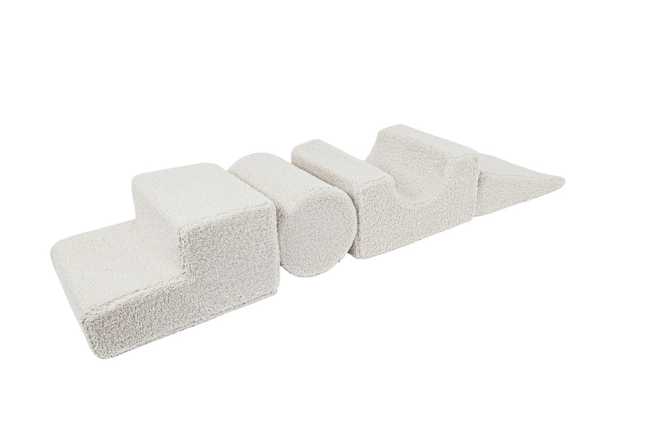 MeowBaby® Bearly Shape Set with 4 Elements - Ecru