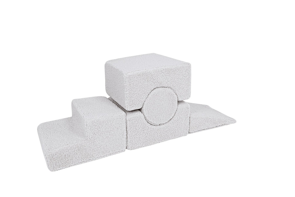 MeowBaby® Bearly Shape Set with 5 Elements - White