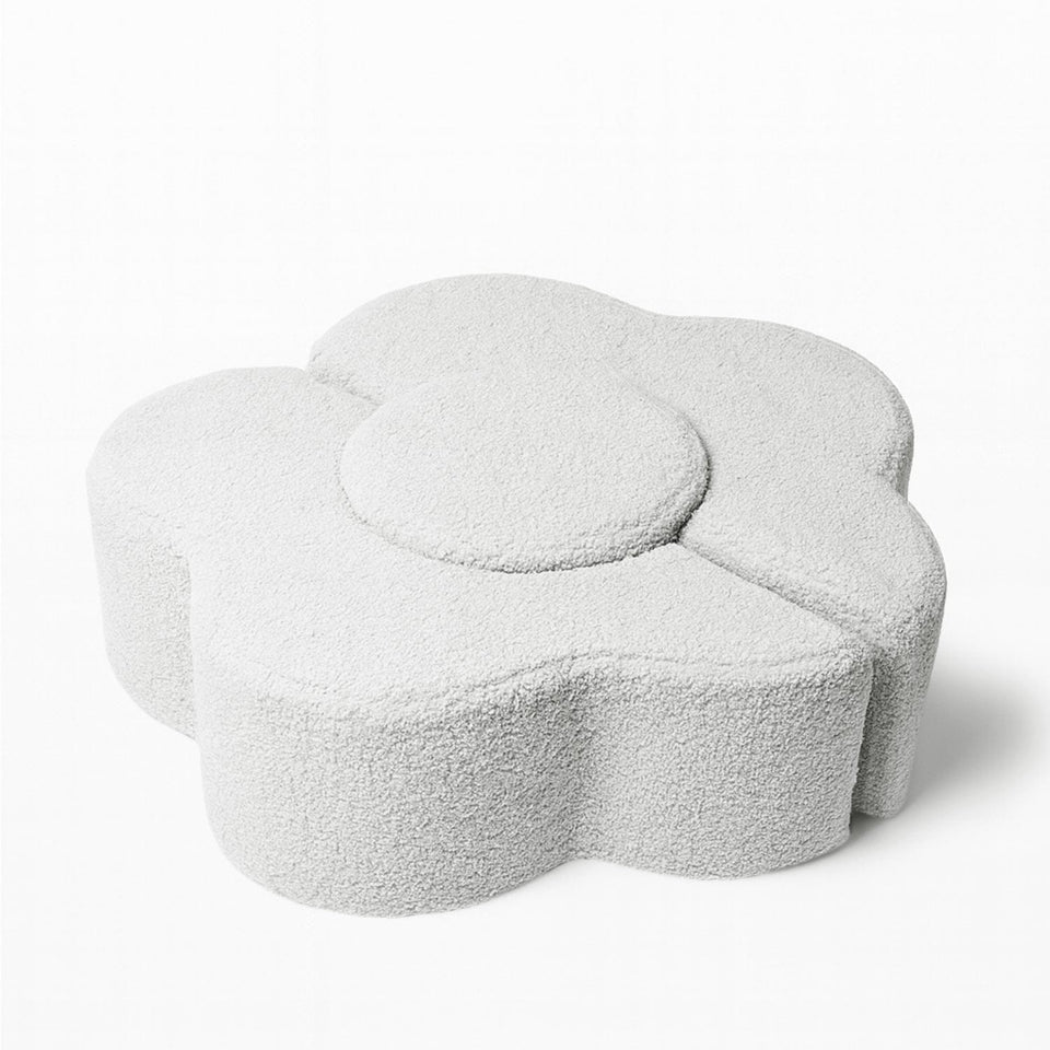 MeowBaby® Foam Flower Shape Set, 3 Elements, Bearly Off White