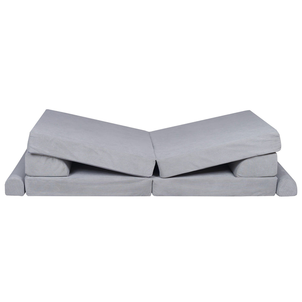 MeowBaby® Large Slimcord Premium Sofa - Gray