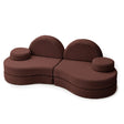Modular Sofa Coccolo for Kids - 6 Piece, Bearly Brown