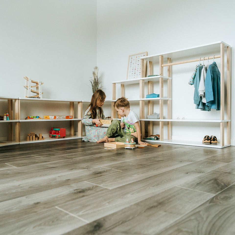 Modular Montessori Shelf Straight Mini - 5 Shelves