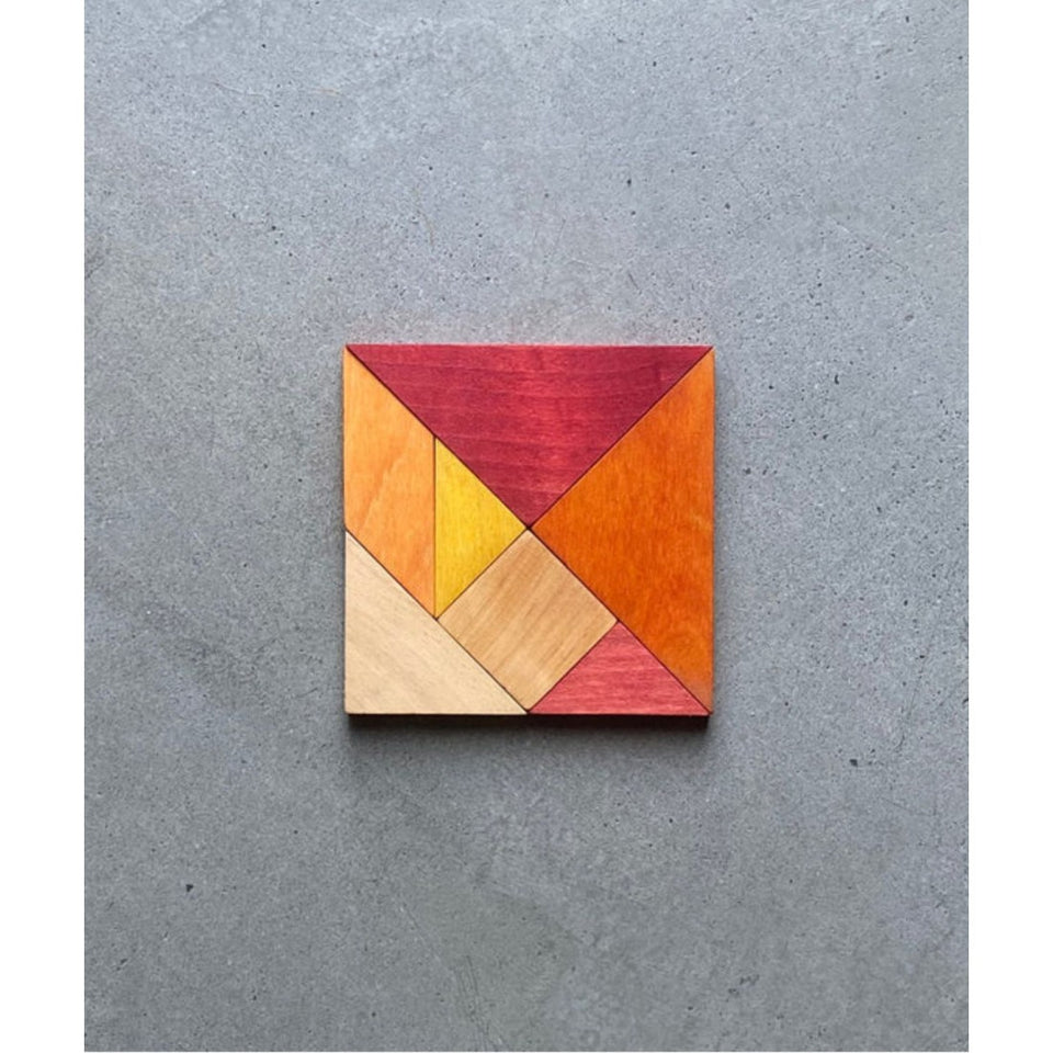 Wooden Story Tangram – Warm Color (in Storage Bag)