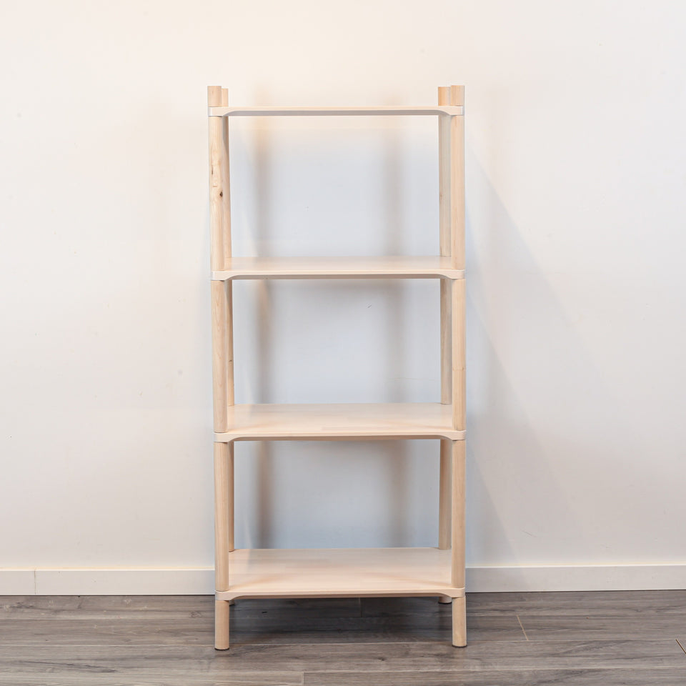 Montessori-Inspired Wooden Shelving Unit Small, 4 Shelves