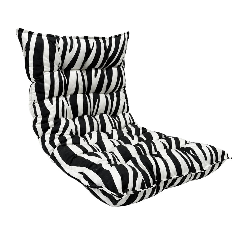 Quilted Kids' Floor Cushion, 3 Sizes Available - Zebra