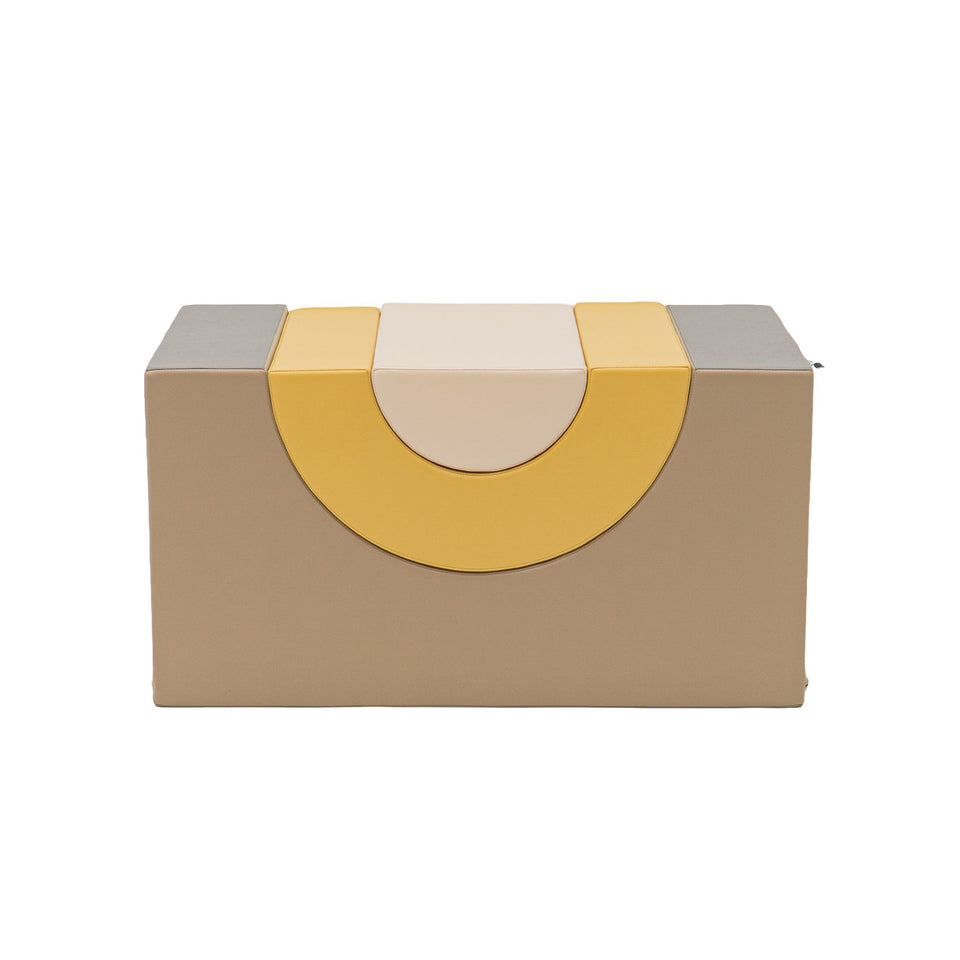 Rainbow Bridge Soft Play Set - Beige & Honey