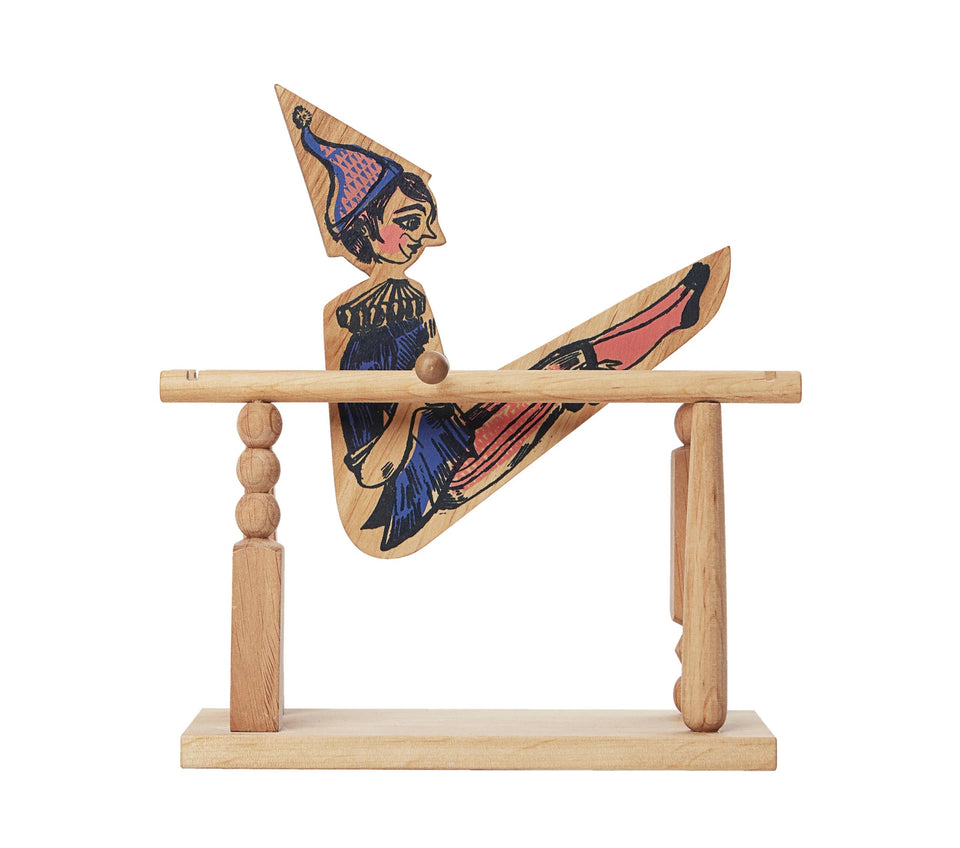 Wooden Toy Acrobat Boy